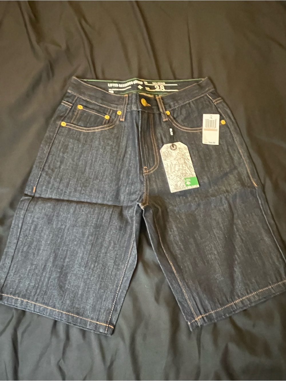 LRG lifted research group, straight denim shorts men’s 28
